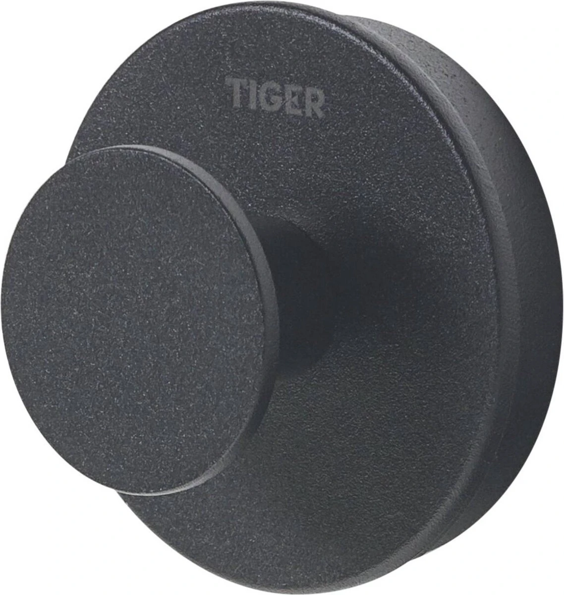 Tiger Urban - Handdoekhaak - 2 Stuks - Zwart - ø 5 Cm - Inclusief 4 Decorringen - Zelfklevend - Afbeelding 4