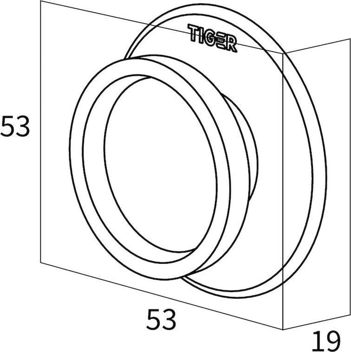 Tiger Tess - Handdoekhaken - Zwart (2 Stuks) - Afbeelding 7