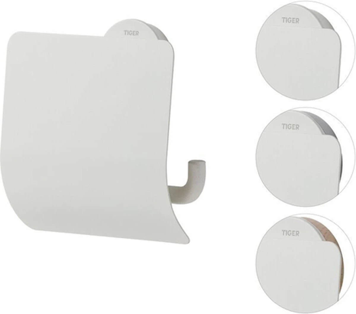 Tiger Urban - Toiletrolhouder Met Klep - Wit - Afbeelding 15