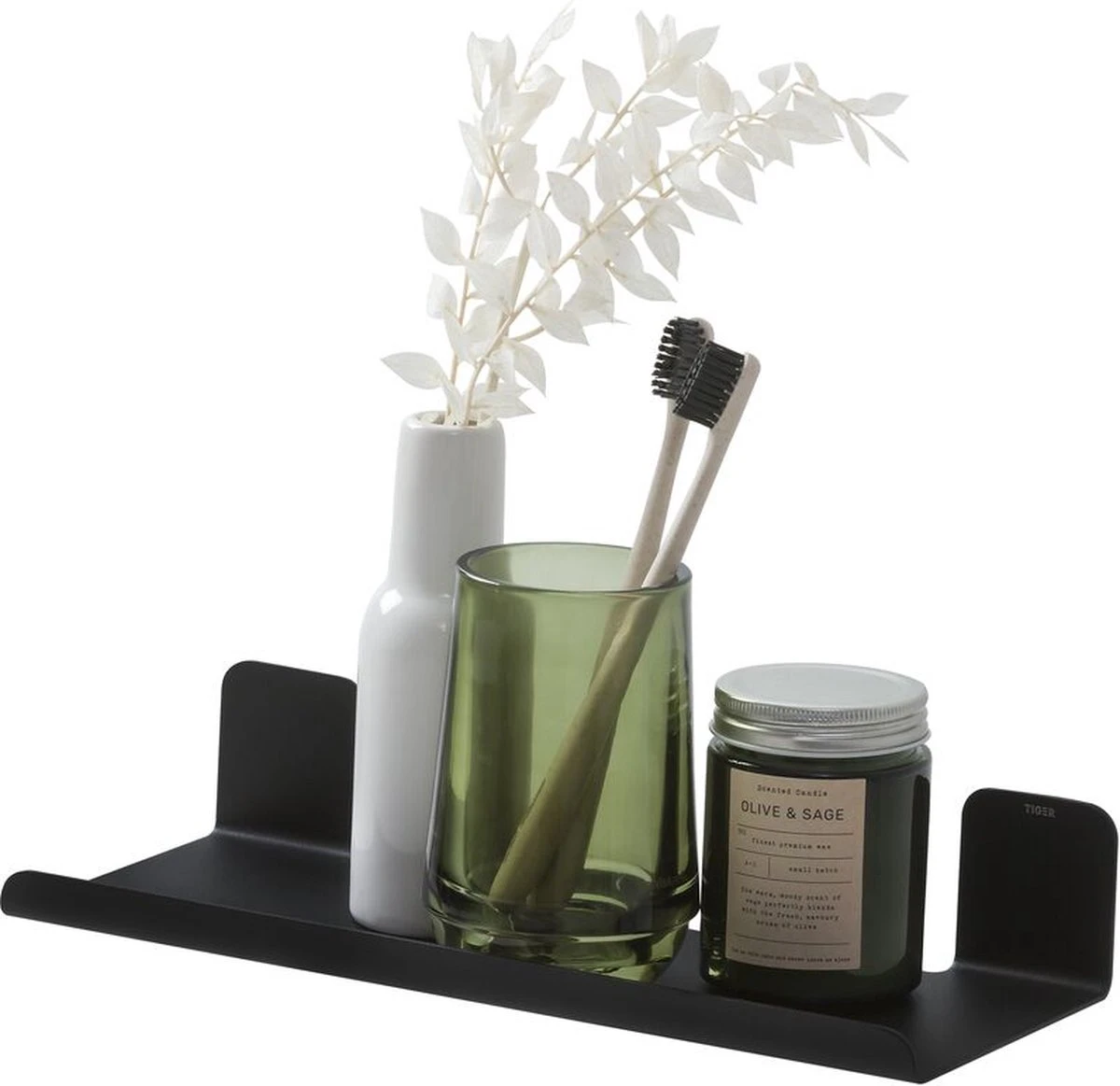 Tiger Colar - Planchet 30 Cm - Zwart