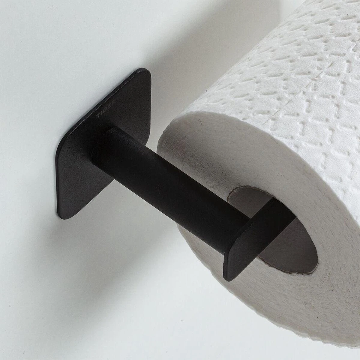 Tiger Colar - Toiletrolhouder Zonder Klep - Zwart - Afbeelding 6