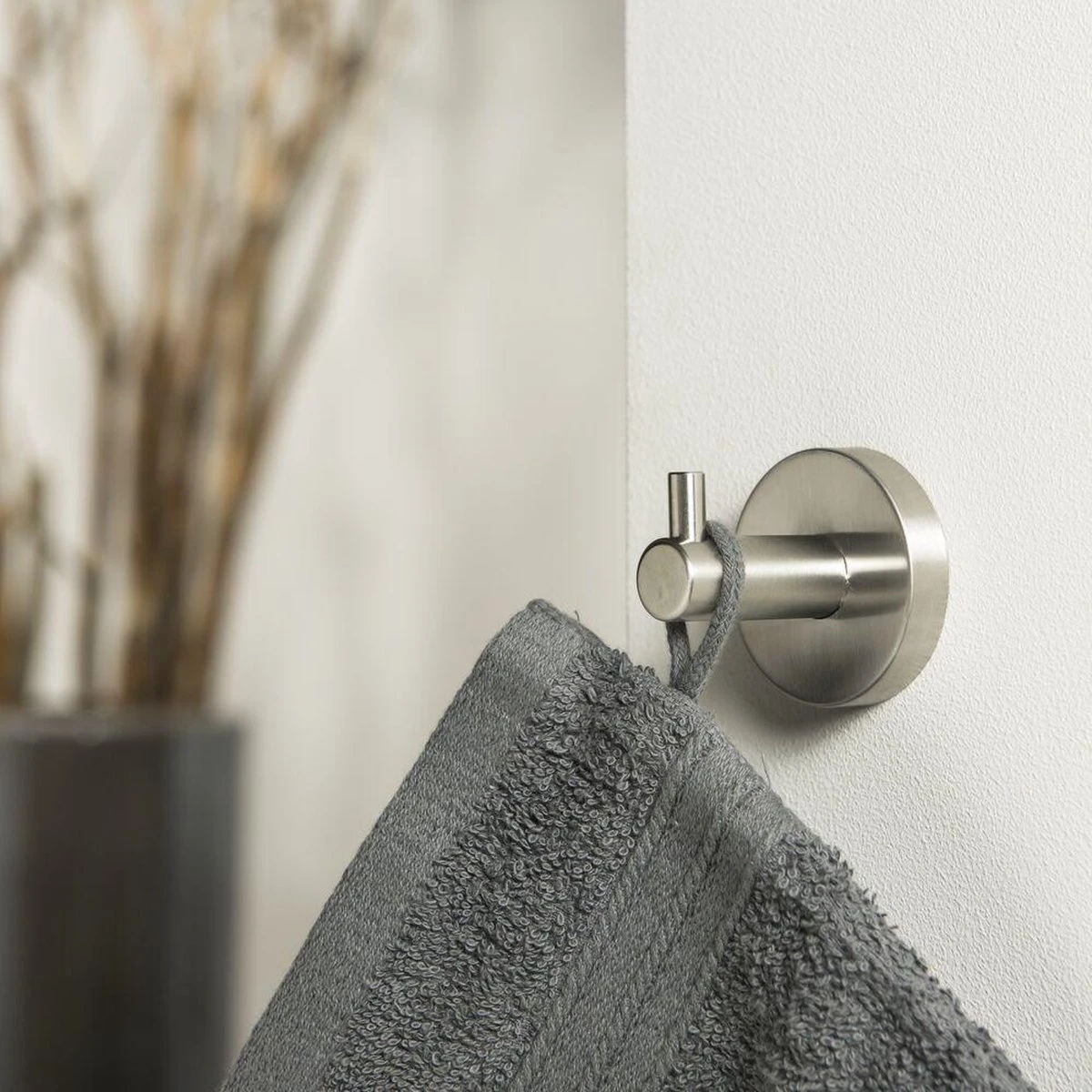 Tiger Boston - Handdoekhaak Groot - RVS Geborsteld - Afbeelding 5