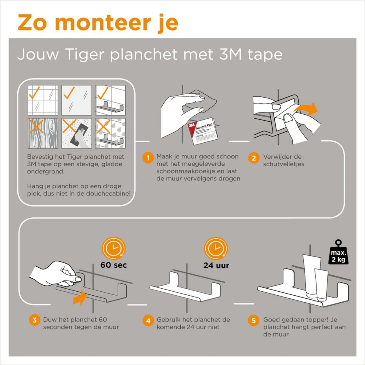 Tiger Colar - Planchet 30 Cm - Zwart - Afbeelding 9