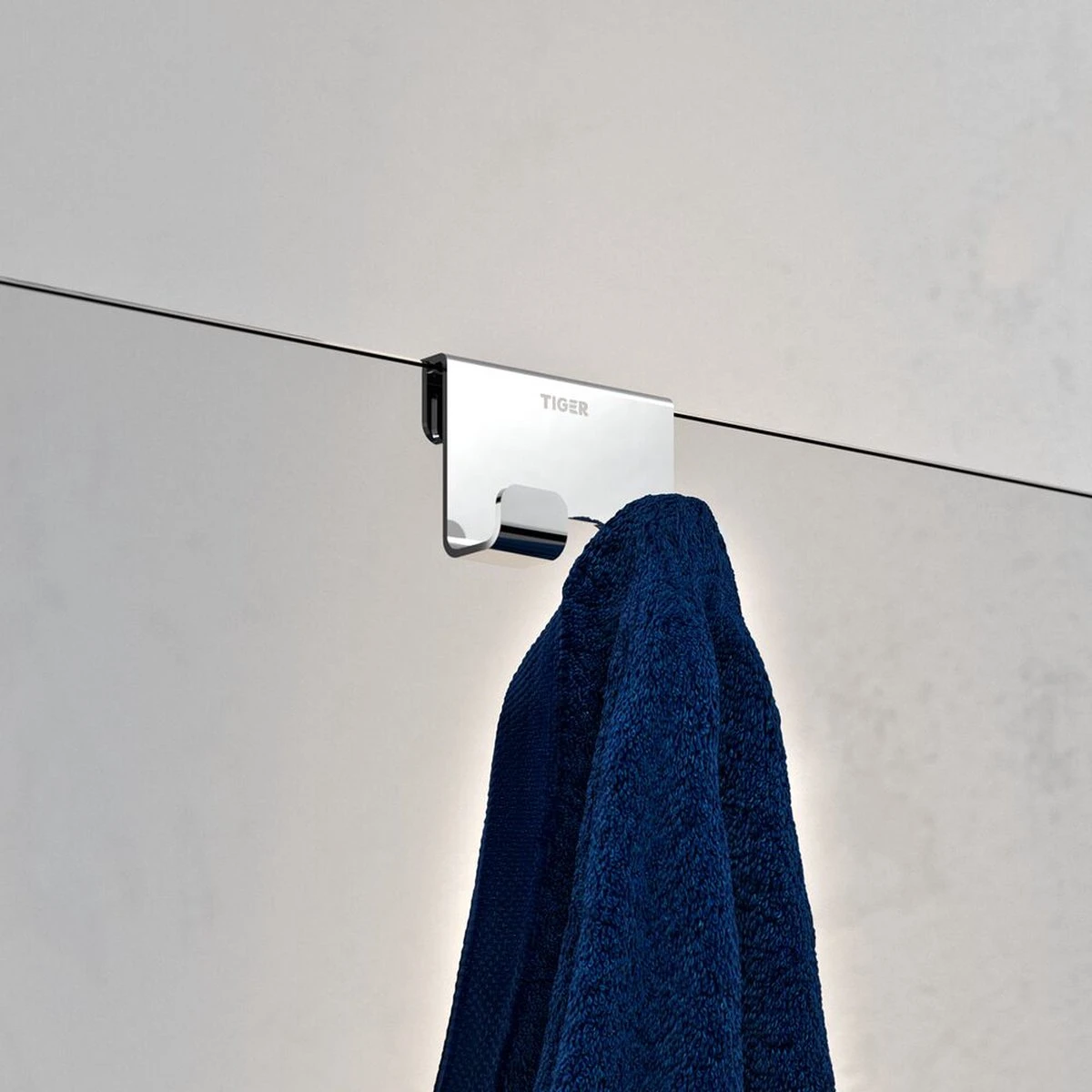 Tiger Caddy - Douchehaak - Glaspaneel Dikte 6-8 Mm - 3,5 X 7 X 5 Cm - Chroom - Afbeelding 6