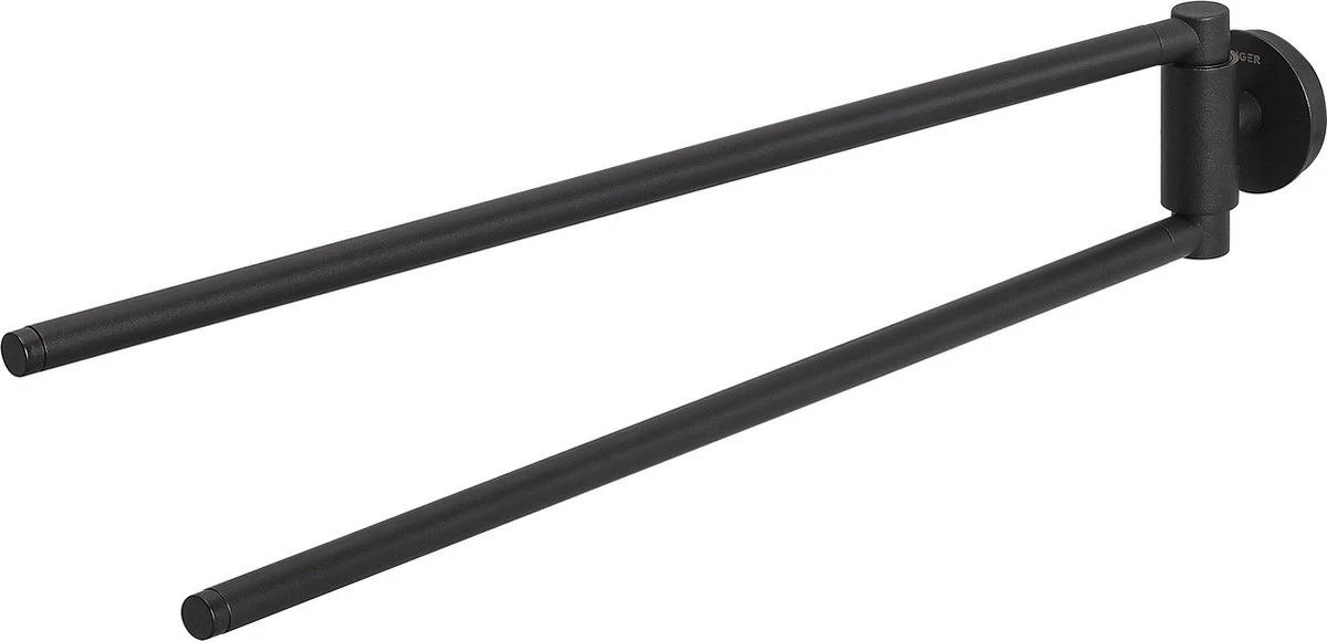 Tiger Urban - Handdoekrek 2-armig - 45 Cm - Zwart - Afbeelding 3