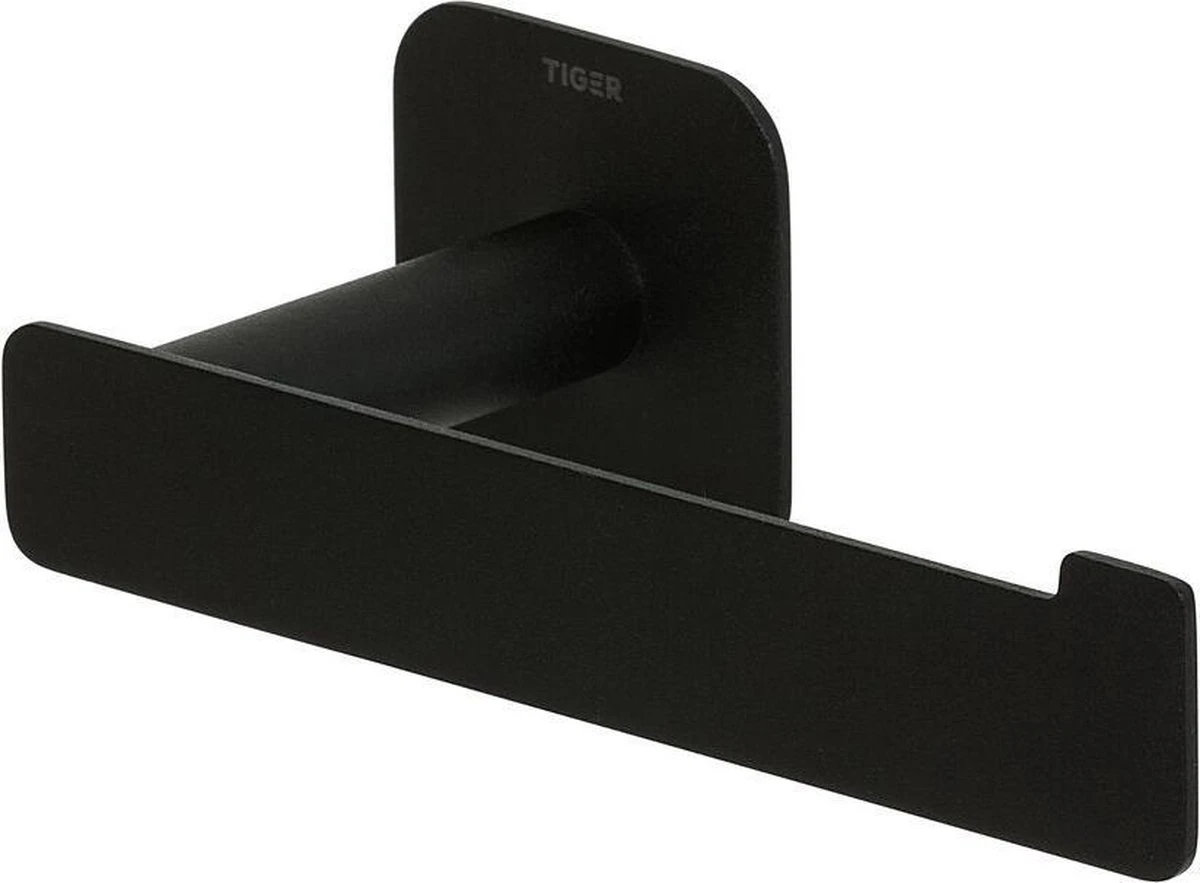 Tiger Colar - Toiletrolhouder Zonder Klep - Zwart