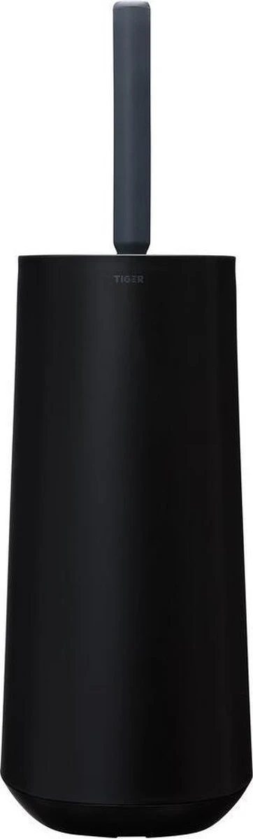 Tiger Tess - Toiletborstelhouder Met Opbergfunctie Vrijstaand En Swoop® Borstel Flexibel - Zwart / Antraciet - Afbeelding 4