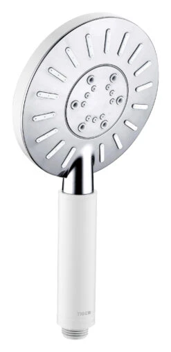 Tiger Handdouche Akcent Chroom Wit