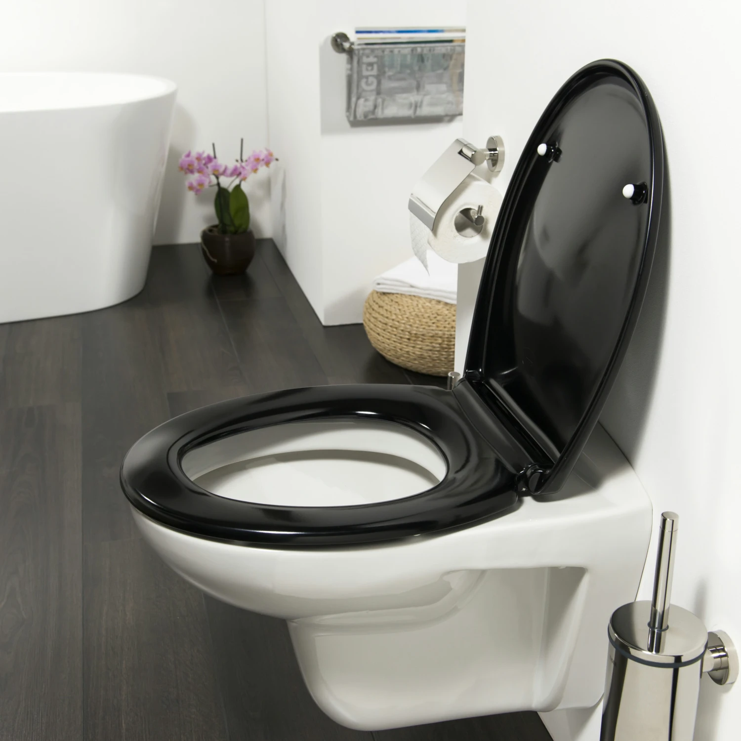 Tiger Ventura Toiletbril Softclose Zwart - Afbeelding 4