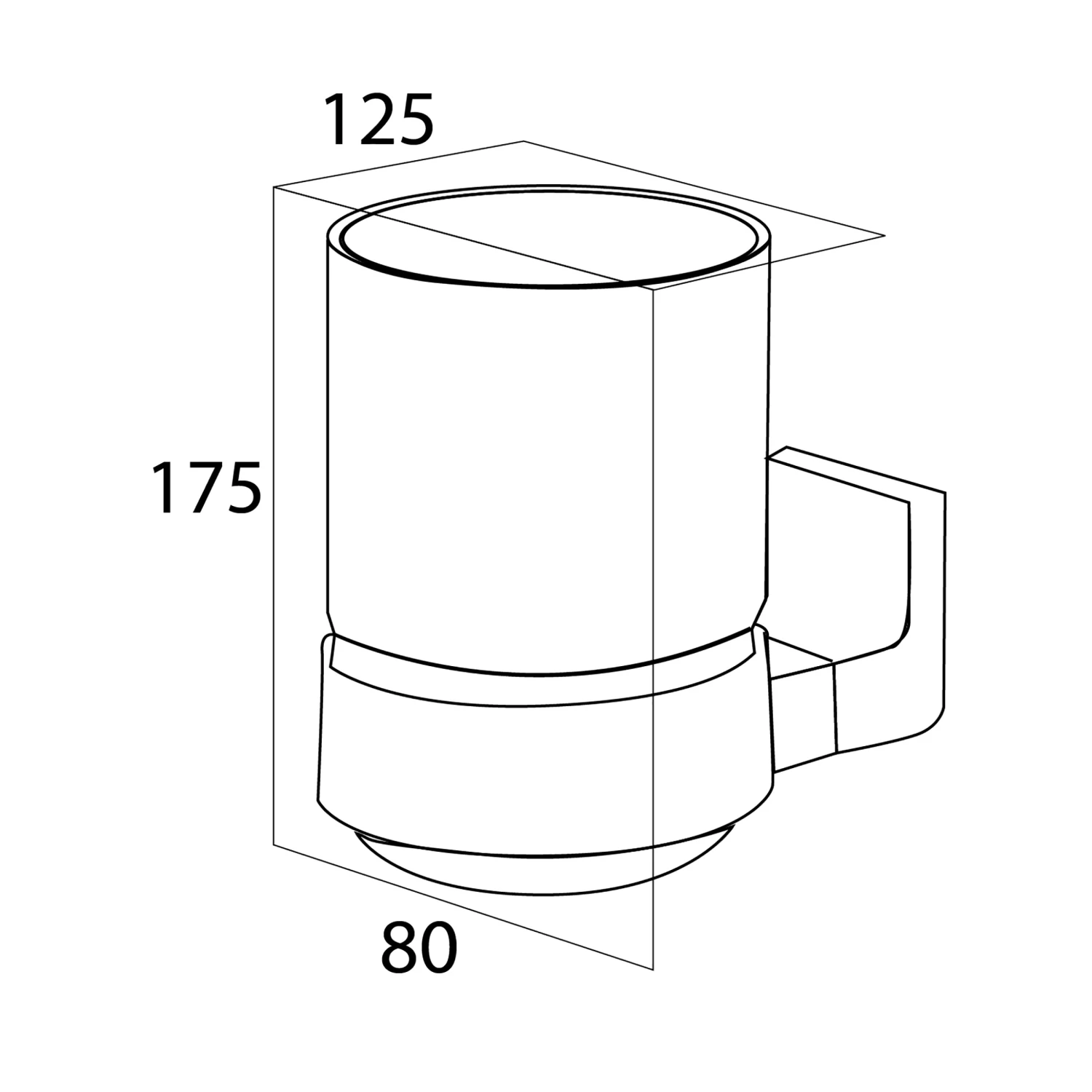 TIGER Bekerhouder Ontario Chroom - Afbeelding 2