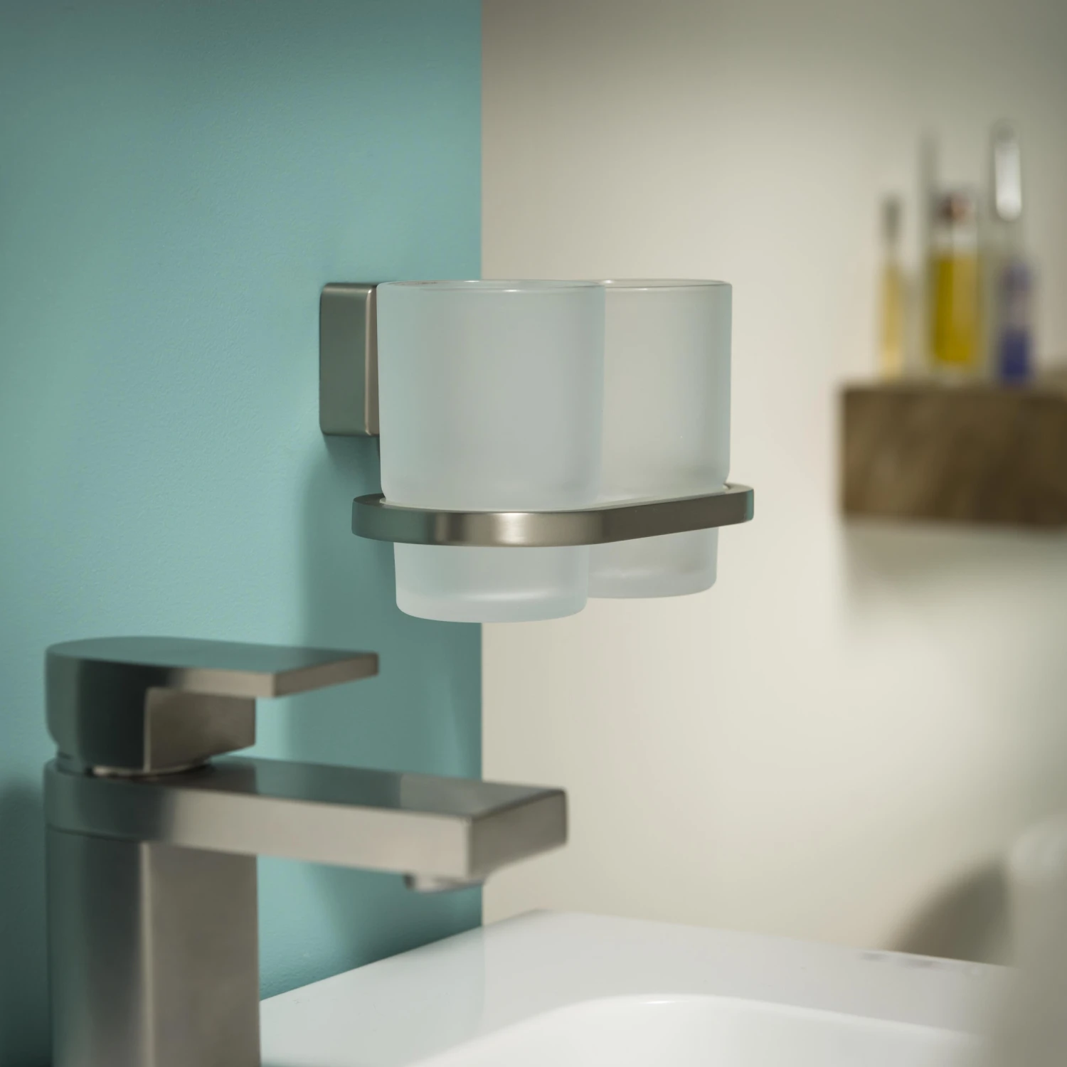 TIGER Bekerhouder Dubbel Impuls RVS - Afbeelding 3