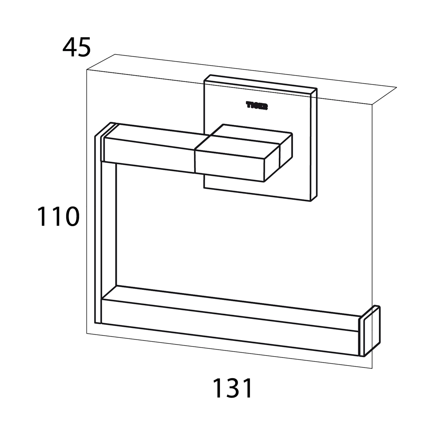 Tiger Items Toiletrolhouder Chroom - Afbeelding 5
