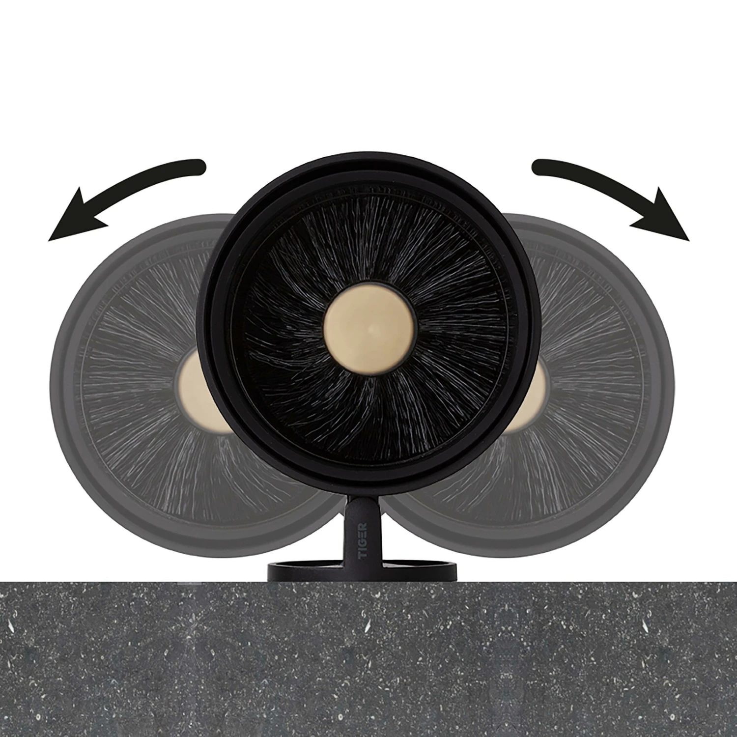 Tiger Toiletborstelhouder Tune Hangend Messing Zwart - Afbeelding 5