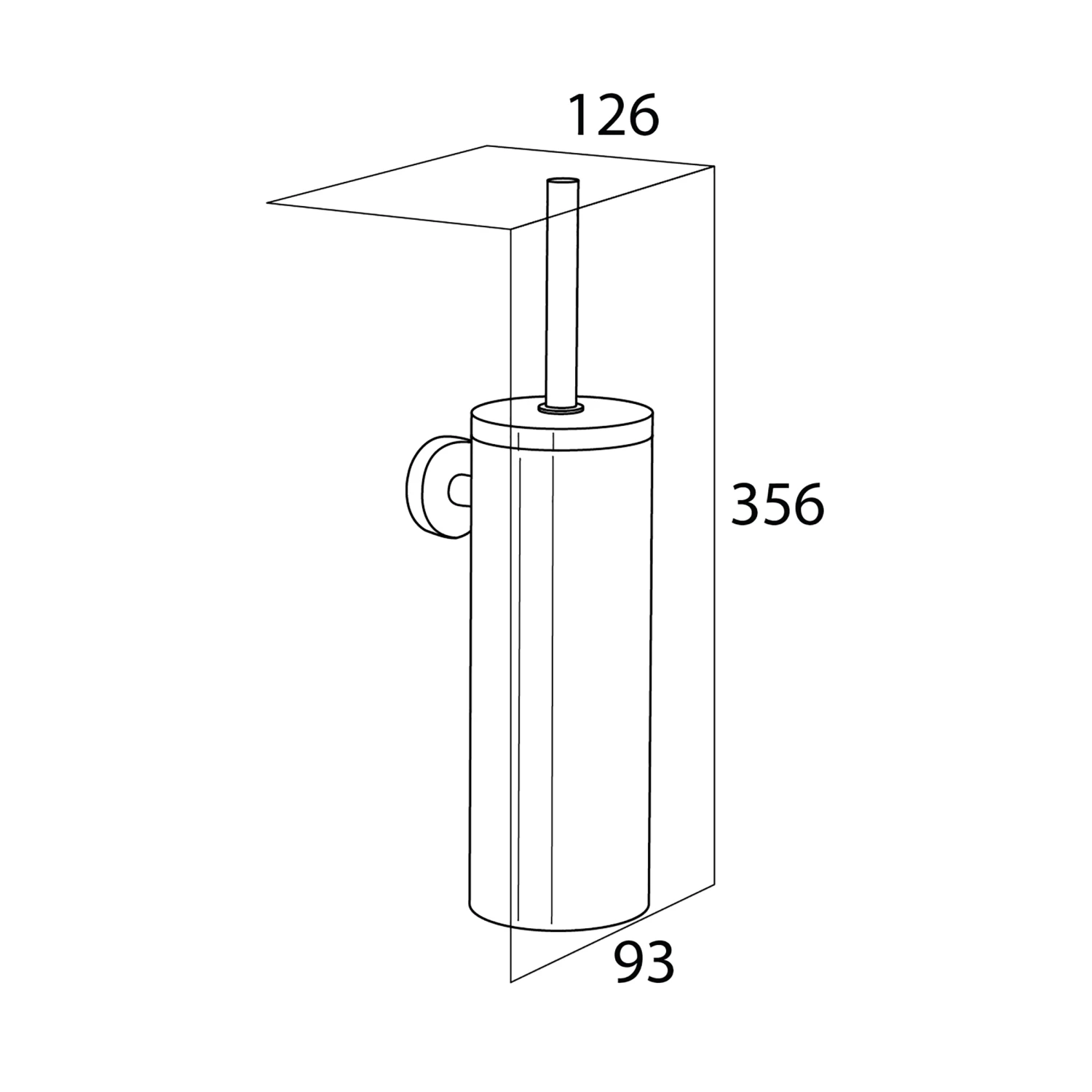 Tiger Boston Toiletborstelhouder Rvs Met Muurbevestiging - Afbeelding 6