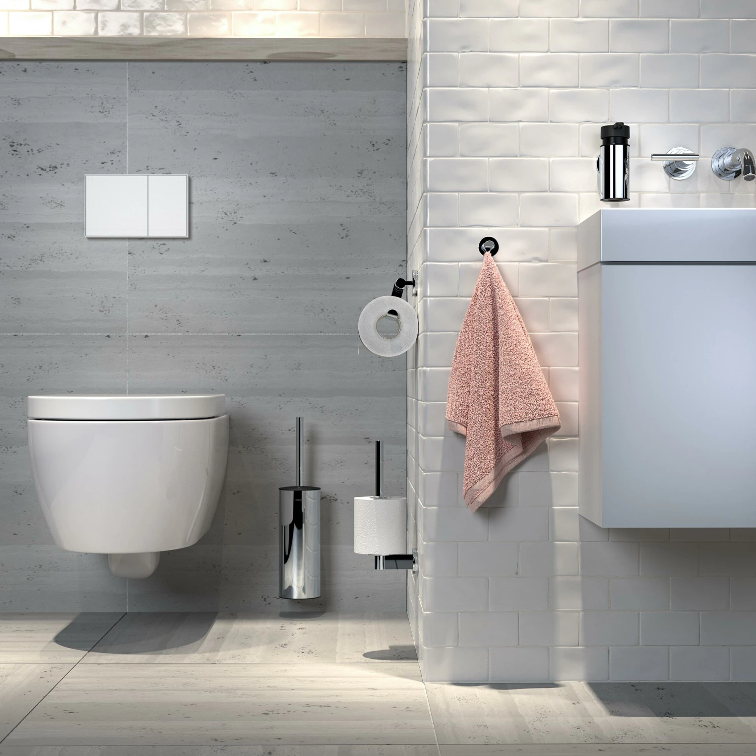 Toiletrolhouder Tiger Noon RVS - Afbeelding 4