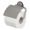 Tiger Toiletrolhouder Tune Met Klep Zwart Inox