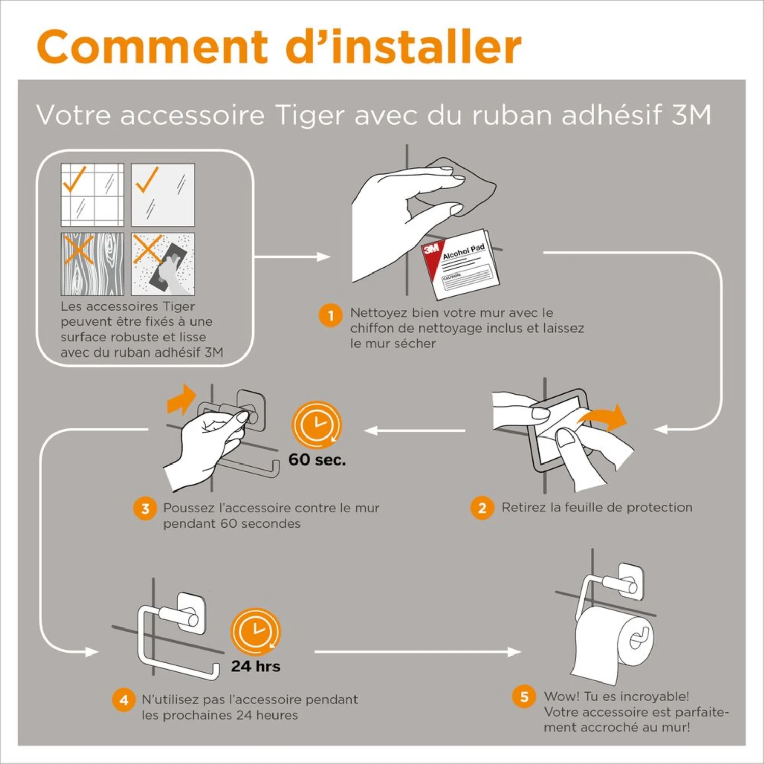 Tiger Colar Toiletrolhouder RVS - Afbeelding 8