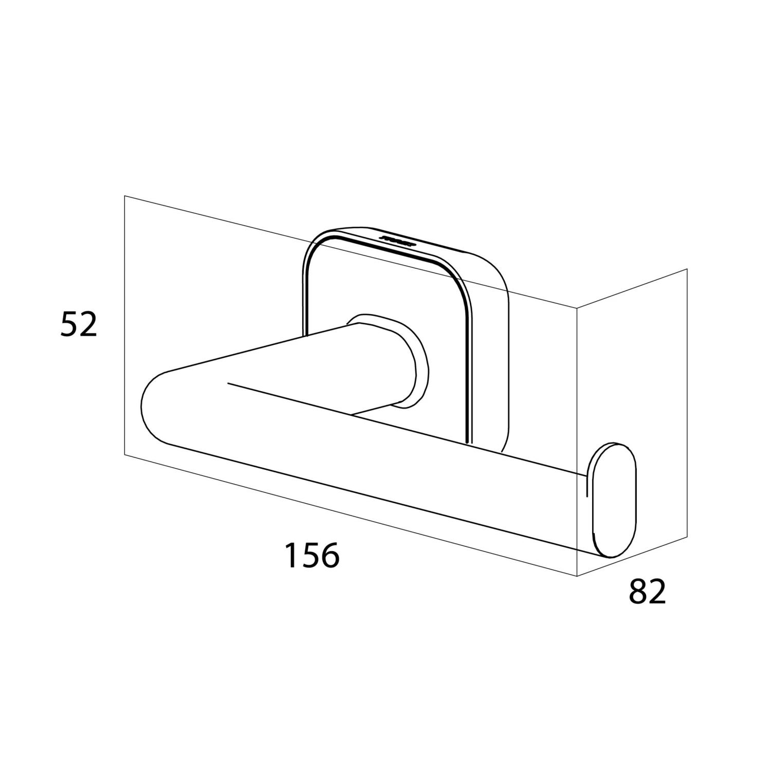 Tiger Toiletrolhouder Carv Zonder Klep Met L-vorm Zwart - Afbeelding 5