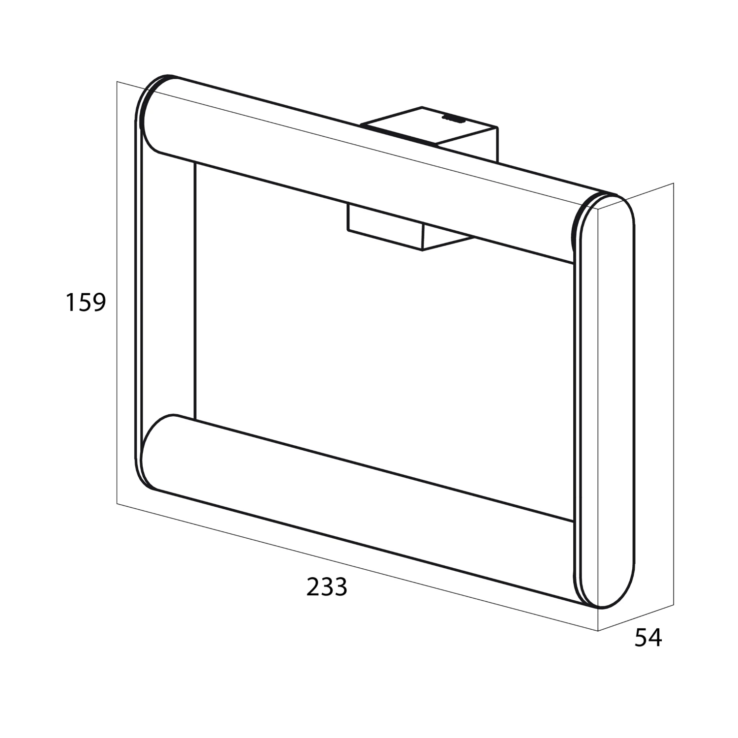 Tiger Nomad Handdoekring Chroom - Afbeelding 3