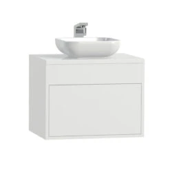 Tiger Helsinki Badkamermeubel 60 Cm Hoogglans Wit Met Waskom