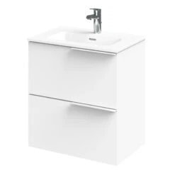 Tiger Badmeubelset Pocket 60 Cm Met 2 Lades Wit