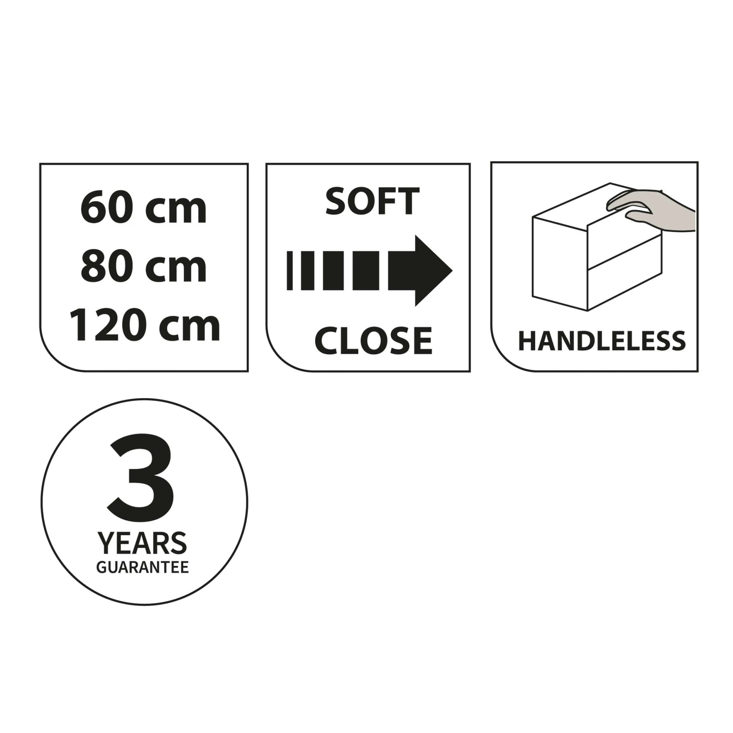 Tiger Karlo Badkamermeubelset 80 Cm Naturel Eik Met Wit Houten Wasblad En Glanzend Witte Keramische Waskom - Afbeelding 8