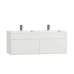 Tiger Helsinki Badkamermeubel 120 Cm Hoogglans Wit Met Wastafel Polybeton Hoogglans Wit