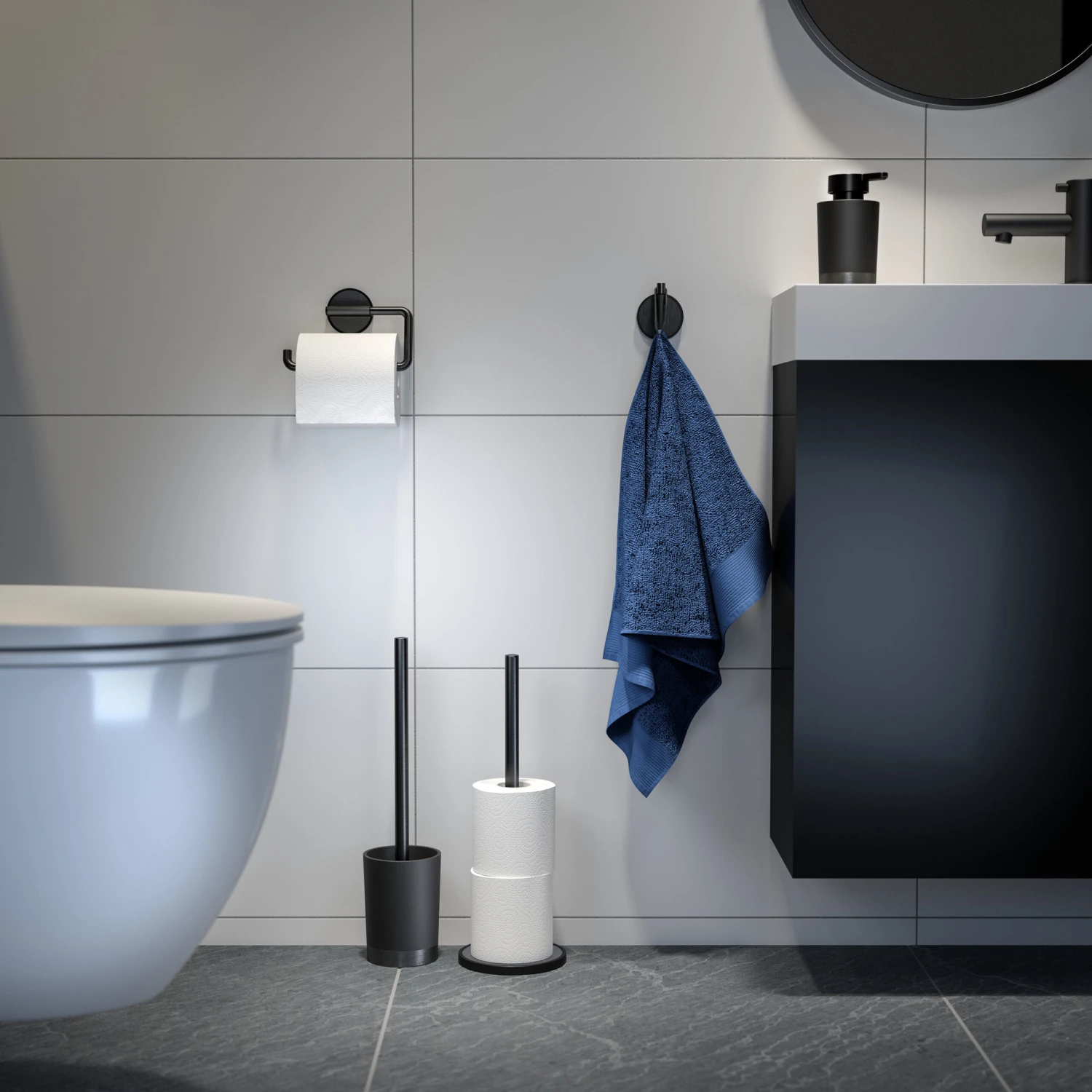 Tiger Zeepdispenser Tune Vrijstaand Zwart - Afbeelding 2