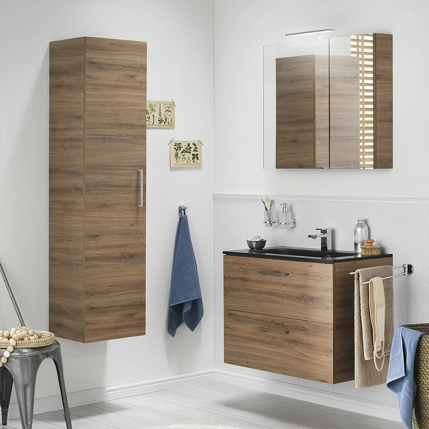 Tiger S-line Spiegelkast 80 Cm Chalet Eiken - Afbeelding 6