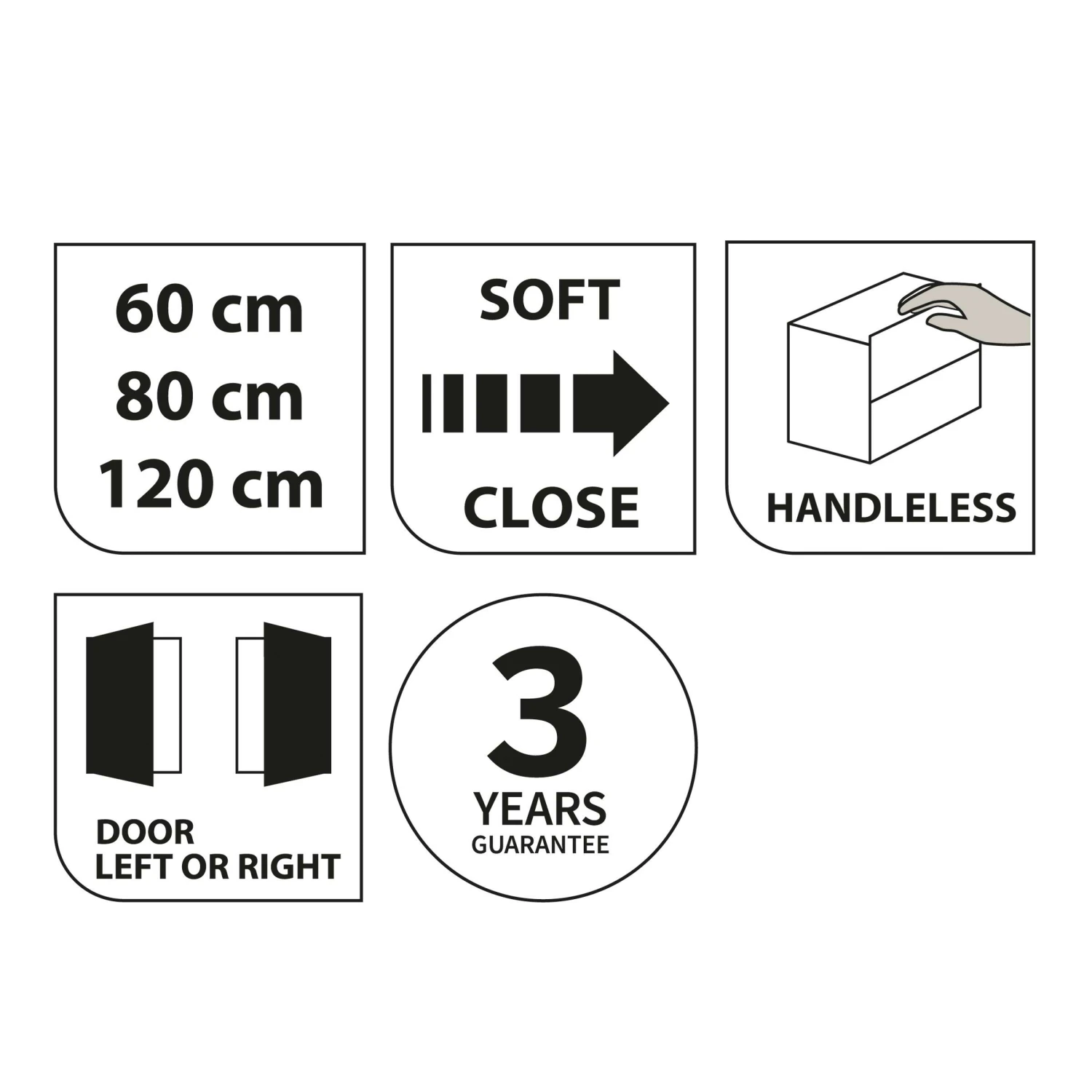 Tiger Kolomkast Karlo Mat Zwart - Afbeelding 3