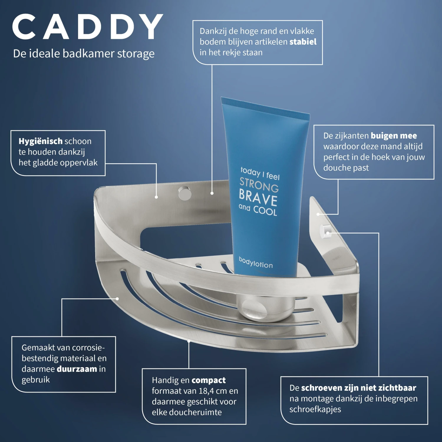 Tiger Caddy Hoekkorf Klein Rvs - Afbeelding 8