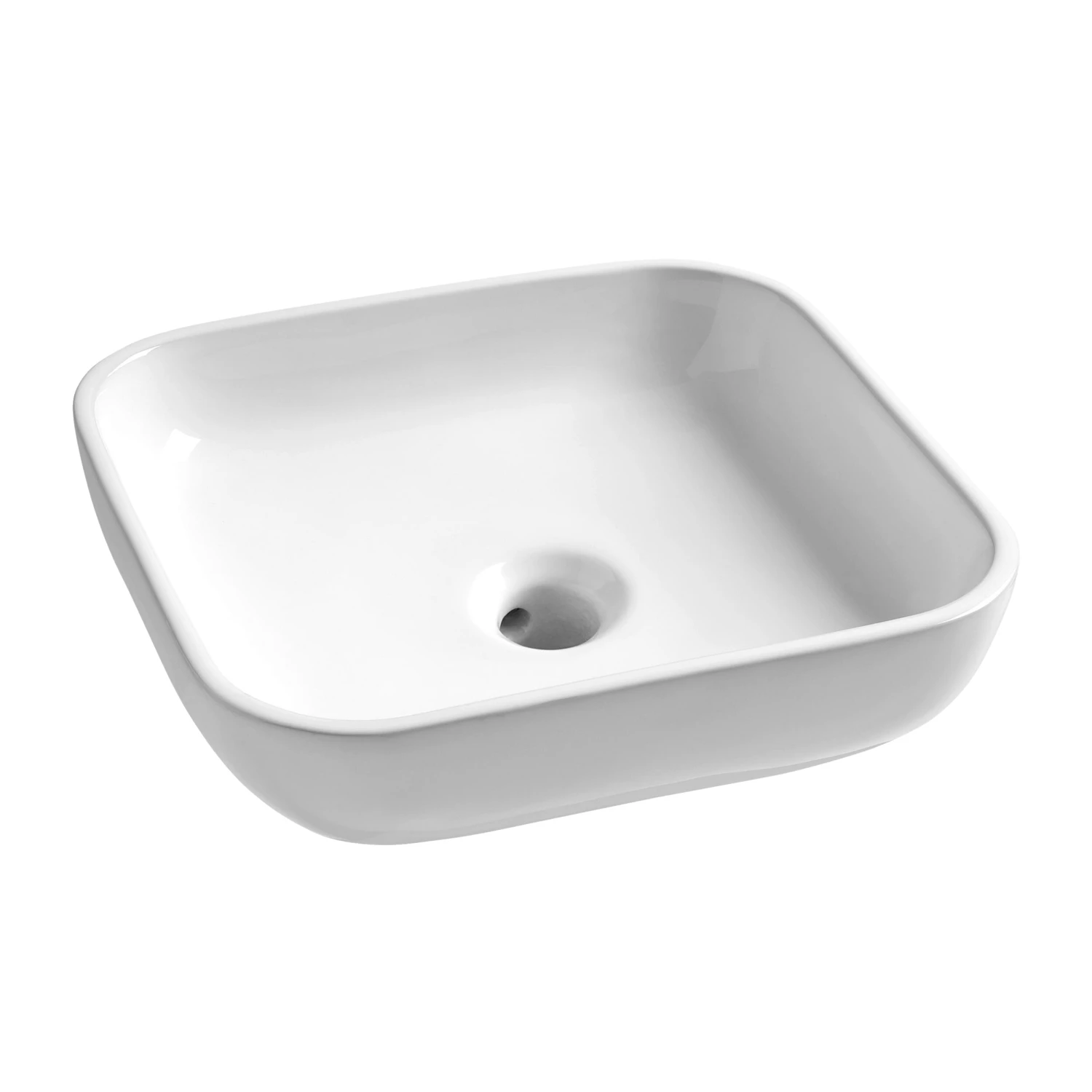 Tiger Maryport Badkamermeubelset 80 Cm Mat Zwart Met Licht Eiken Houten Wasblad, Keramische Opzetkom En Matzwarte Grepen - Afbeelding 10