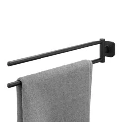 Tiger Handdoekrek Carv 2-armig Zwart