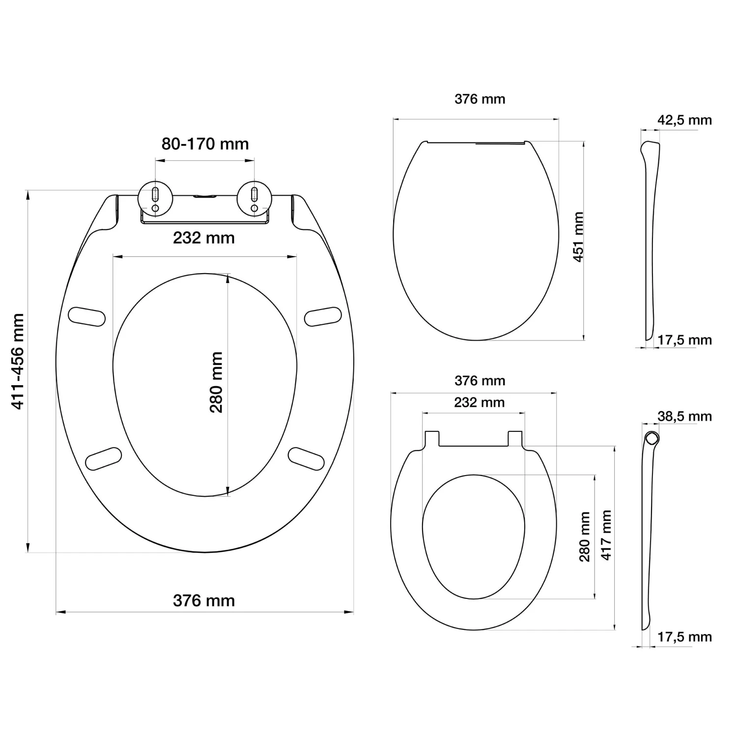 Tiger Mason Wc Bril Wit Met Softclose En Quick Release - Afbeelding 8