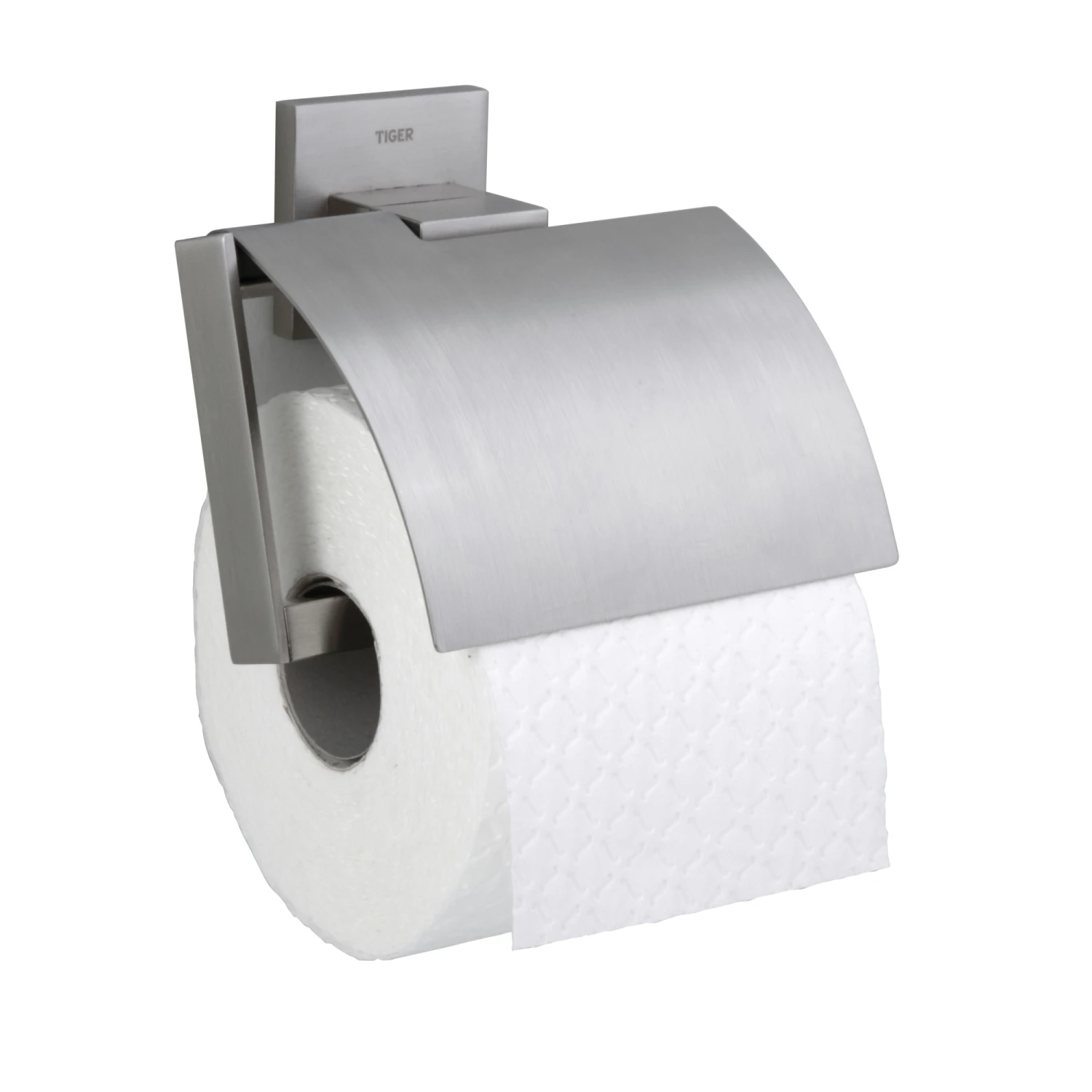Tiger Items Toiletrolhouder Met Klep RVS - Afbeelding 2