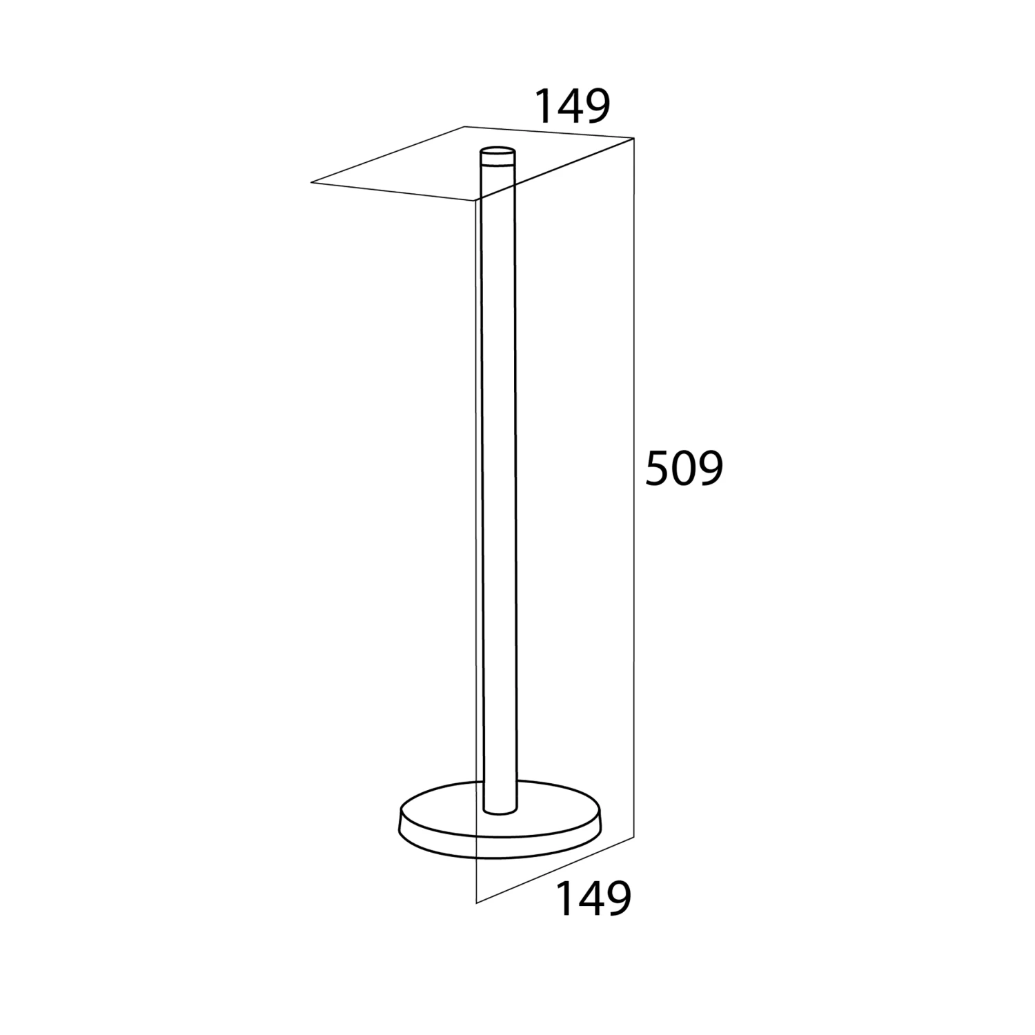 Tiger Boston Toiletrolstandaard Rvs Glans - Afbeelding 5