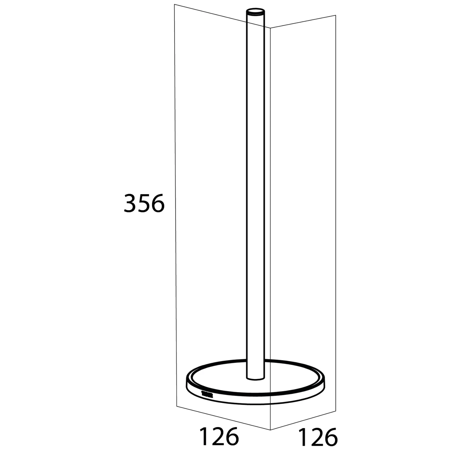 Tiger Reserverolhouder Tune Vrijstaand Zwart - Afbeelding 5