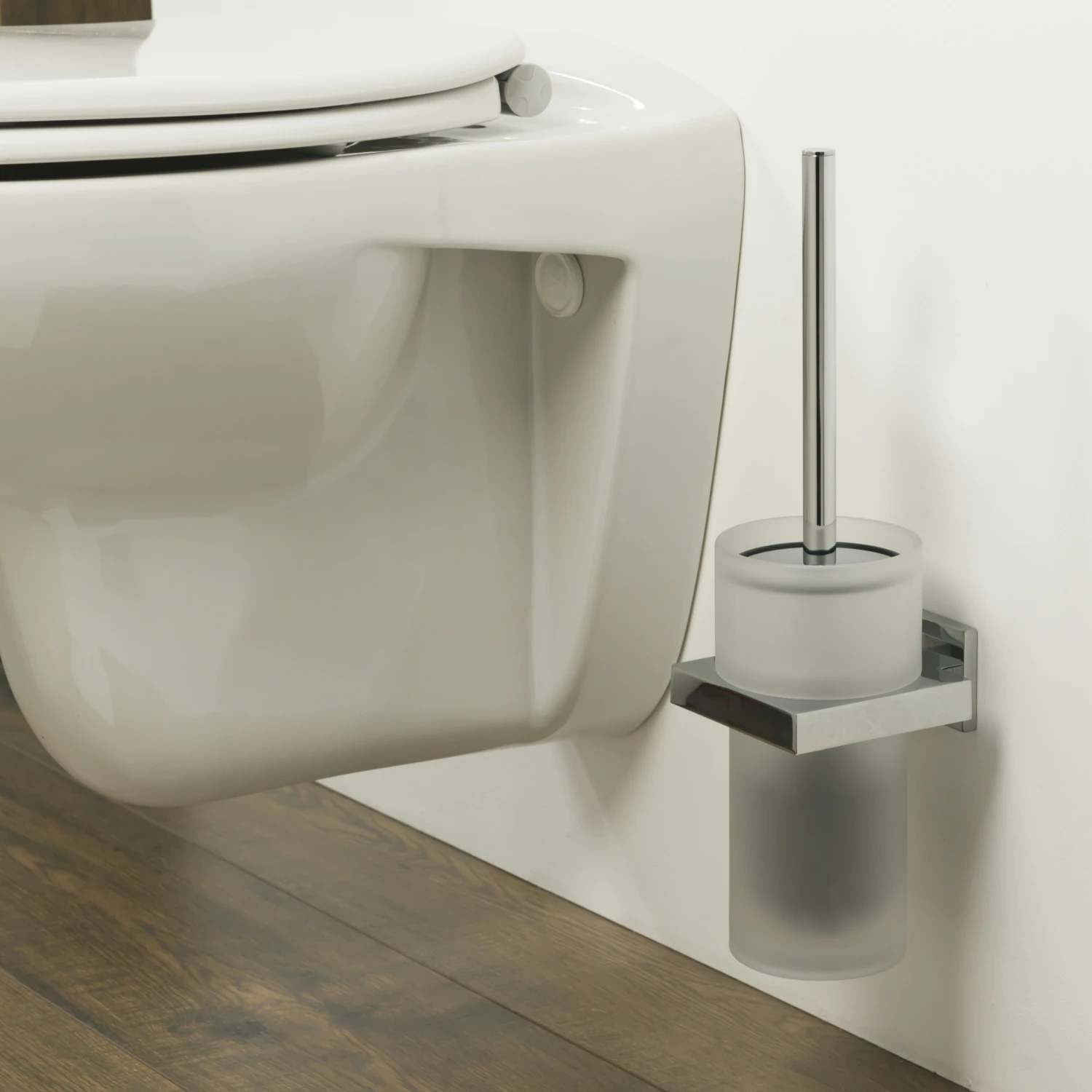 Tiger Items Toiletborstelgarnituur Chroom Met Mat Glas - Afbeelding 5